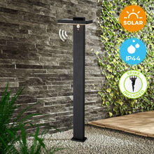 Load image into Gallery viewer, Brimmel Travisa Bollard LED Solar Bollard with Motion Sensor LED 3000K IP44