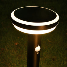 Load image into Gallery viewer, Glow Lighting Ziva Solar Bollard Motion Sensor LED 3000K IP44
