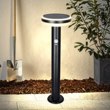 Load image into Gallery viewer, Glow Lighting Ziva Solar Bollard Motion Sensor LED 3000K IP44
