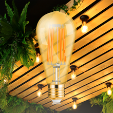 Load image into Gallery viewer, BRAYTRON ADVANCE E27 FILAMENT LED BULB ST64-DIMMABLE 6W 2200K
